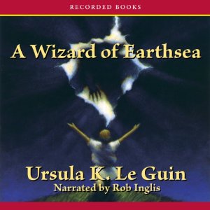 A Wizard of Earthsea audiobook cover